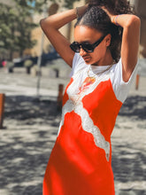 Charger l'image dans la galerie, Forte_Forte Robe avec Incrustations de Dentelle Rouge
