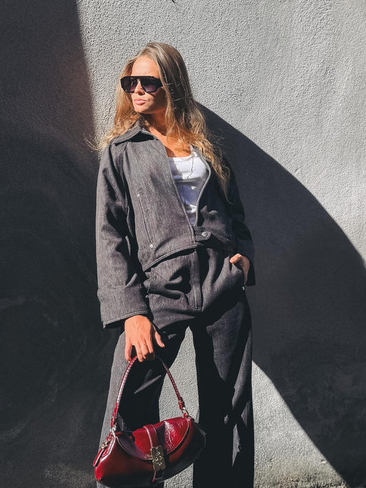 MARGAUX LONNBERG Blouson Andy Wool Denim