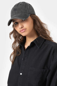 Maurice Baseball Cap / Vintage Black / black âme logo