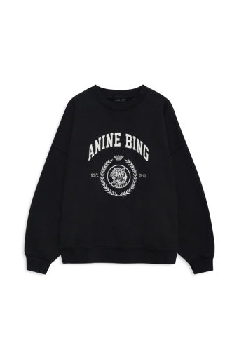 ANINE BING Miles Sweatshirt Collegiate - Vintage Black