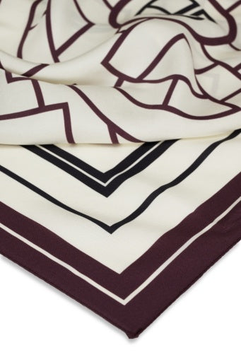 ANINE BING York Scarf AB - Fig worn