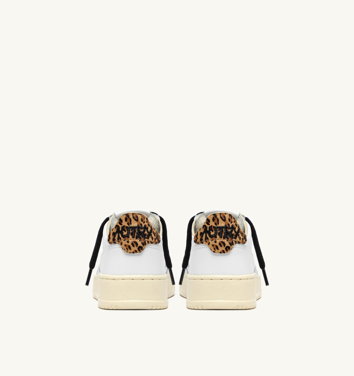 AUTRY Medalist Low White Leopard - back