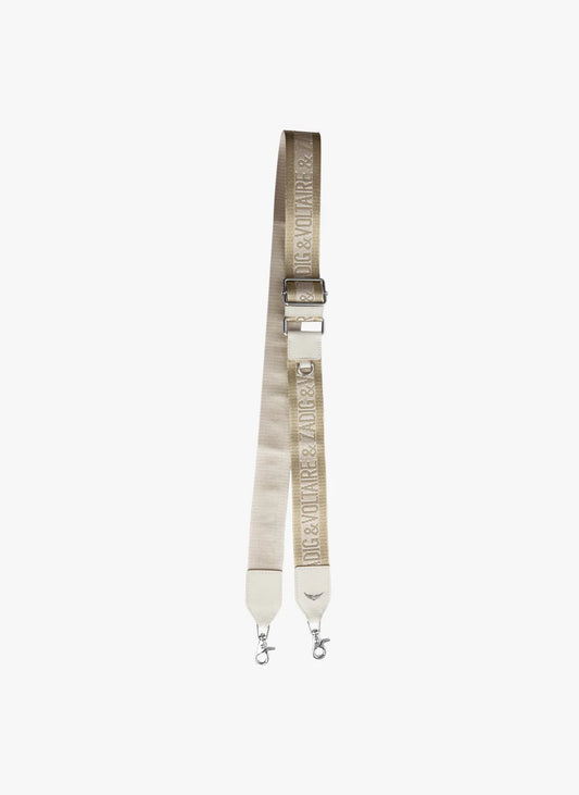 ZADIG&VOLTAIRE Sangle de Sac Pailletée Gold